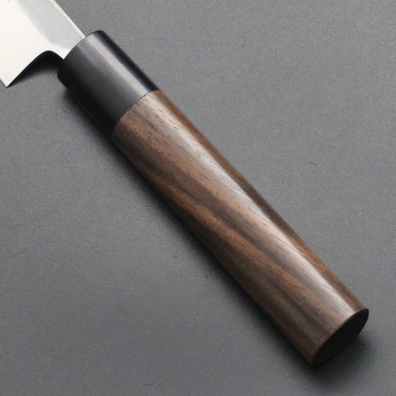 北岡英雄 （越前助次） 黒打ち 「たけふ」 貝裂き 包丁 4.5寸 紫檀