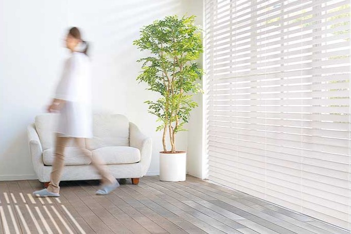 桐ブラインド オスモマットホワイト｜カーテンブラインド｜ブラインド