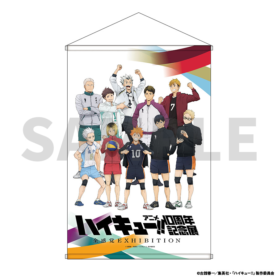 ハイキュー!!アニメ10周年記念展 全感覚EXHIBITION | タペストリー＜10
