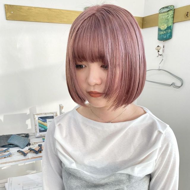 魅惑の【ミルクティーピンク】でモテ髪♡最新スタイル集や色落ち