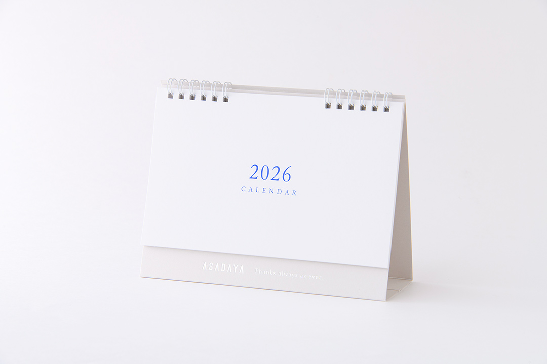 六曜卓上カレンダー2026 名入れ箔押し / 箔押し専門店 あさだ屋