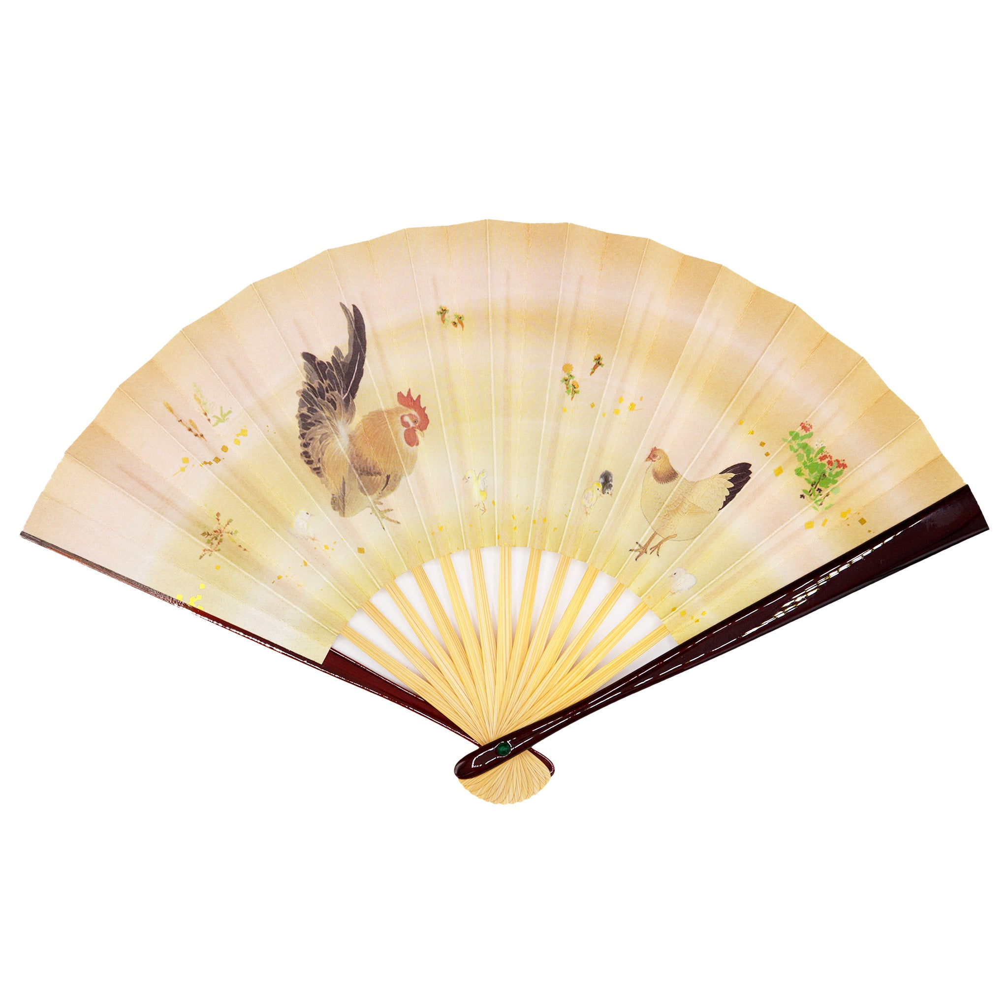 茶道用扇子 親子鶏（全3種類） – 白竹堂オンラインショップ