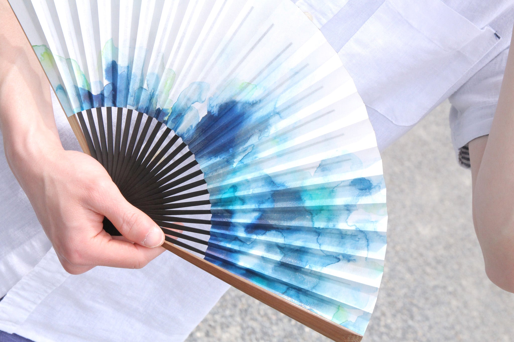 粋彩 青海波 扇子セット（全3種類） – 白竹堂オンラインショップ