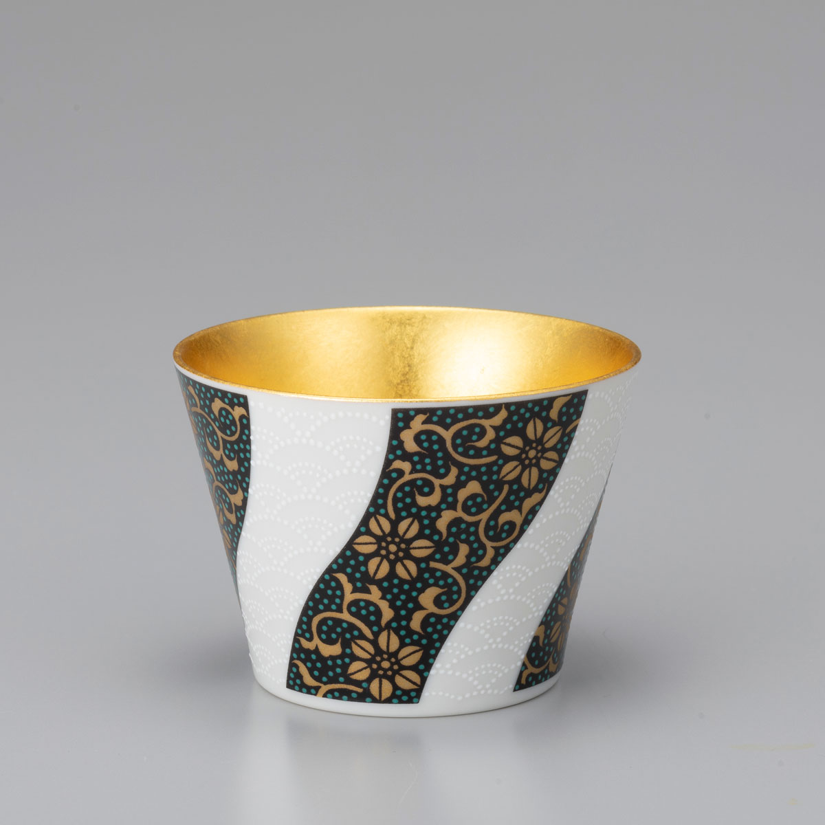 箔一 hakuichi 金箔 金沢箔 金沢 工芸品 九谷焼 青粒フリーカップ