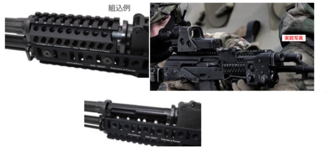 WIITECH マルイAKM GBB用Zenitco B-10Mタイプレイルロアハンドガード