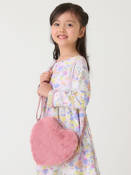 フェイクファーポシェット（ポーチ）｜hakka kids（ハッカキッズ