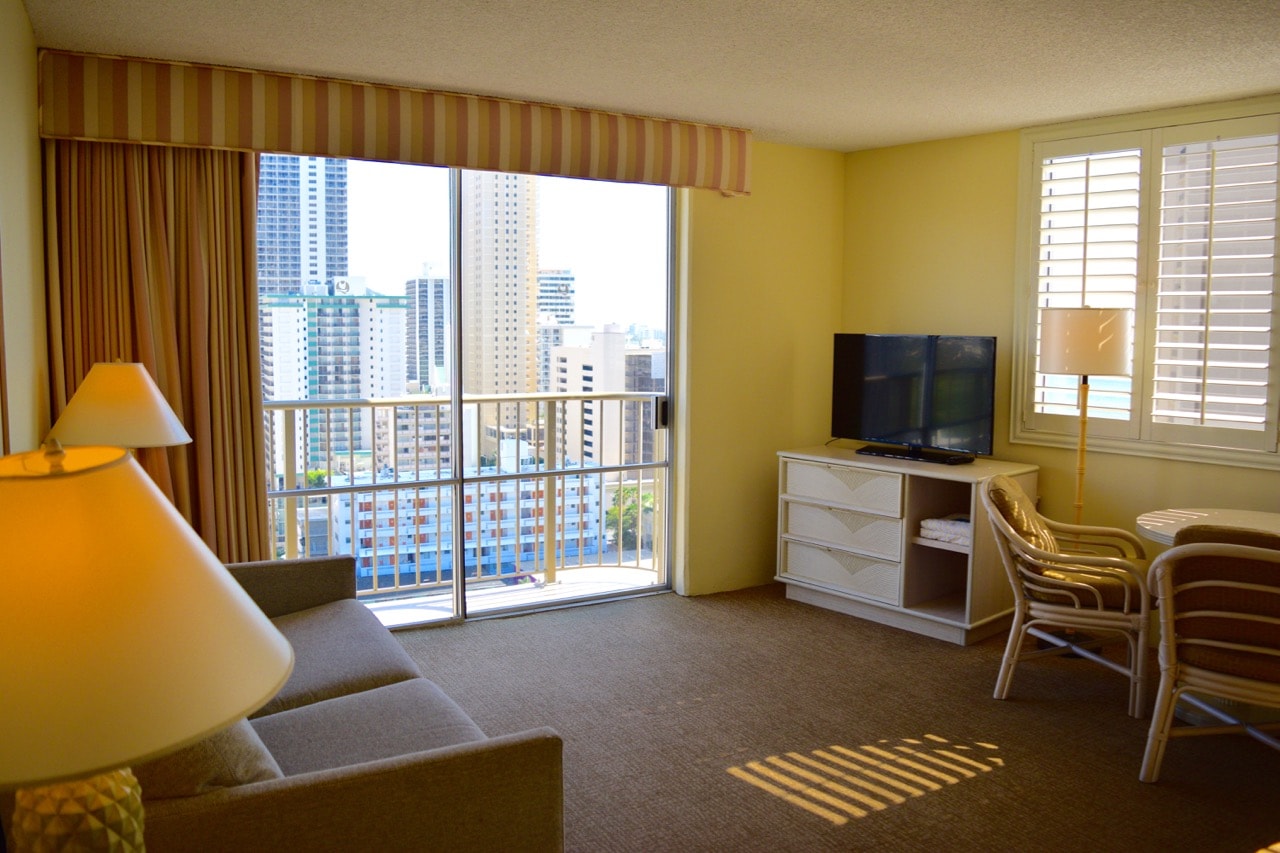 画像付レビュー】オハナワイキキイーストのお部屋：ワイキキビュー