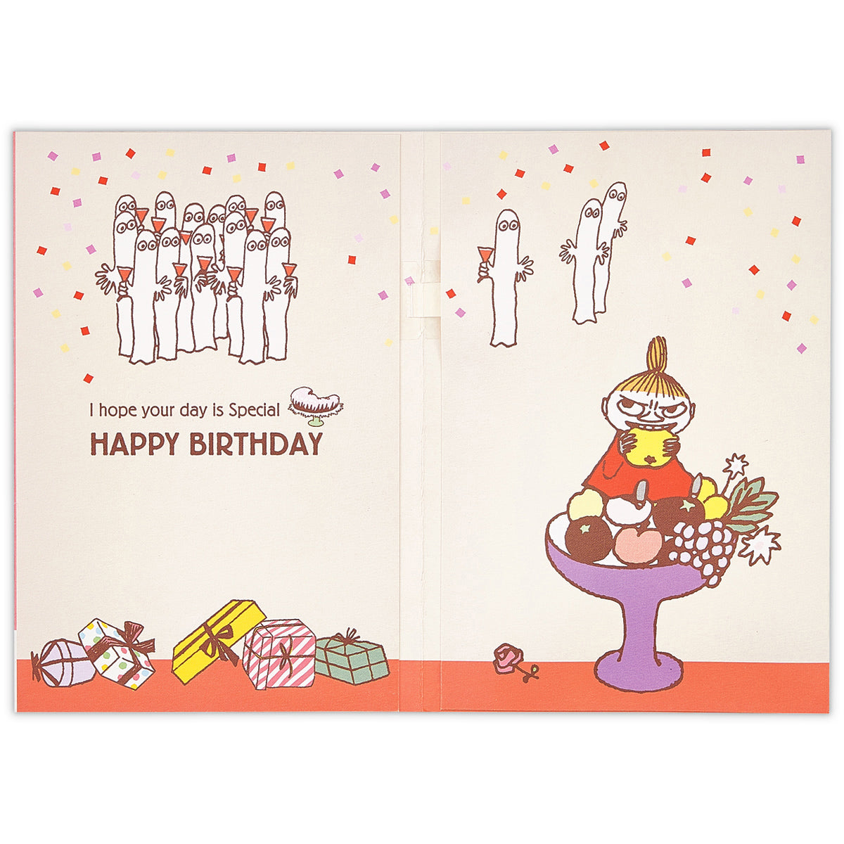 ムーミン プレゼントとリトルミイII【誕生お祝い／オルゴールカード