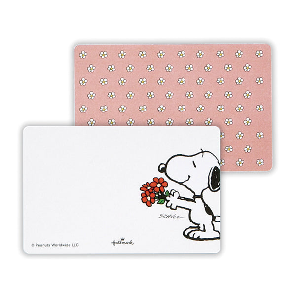 スヌーピー フラワーII【ミニメッセージカード】 – 日本ホールマーク