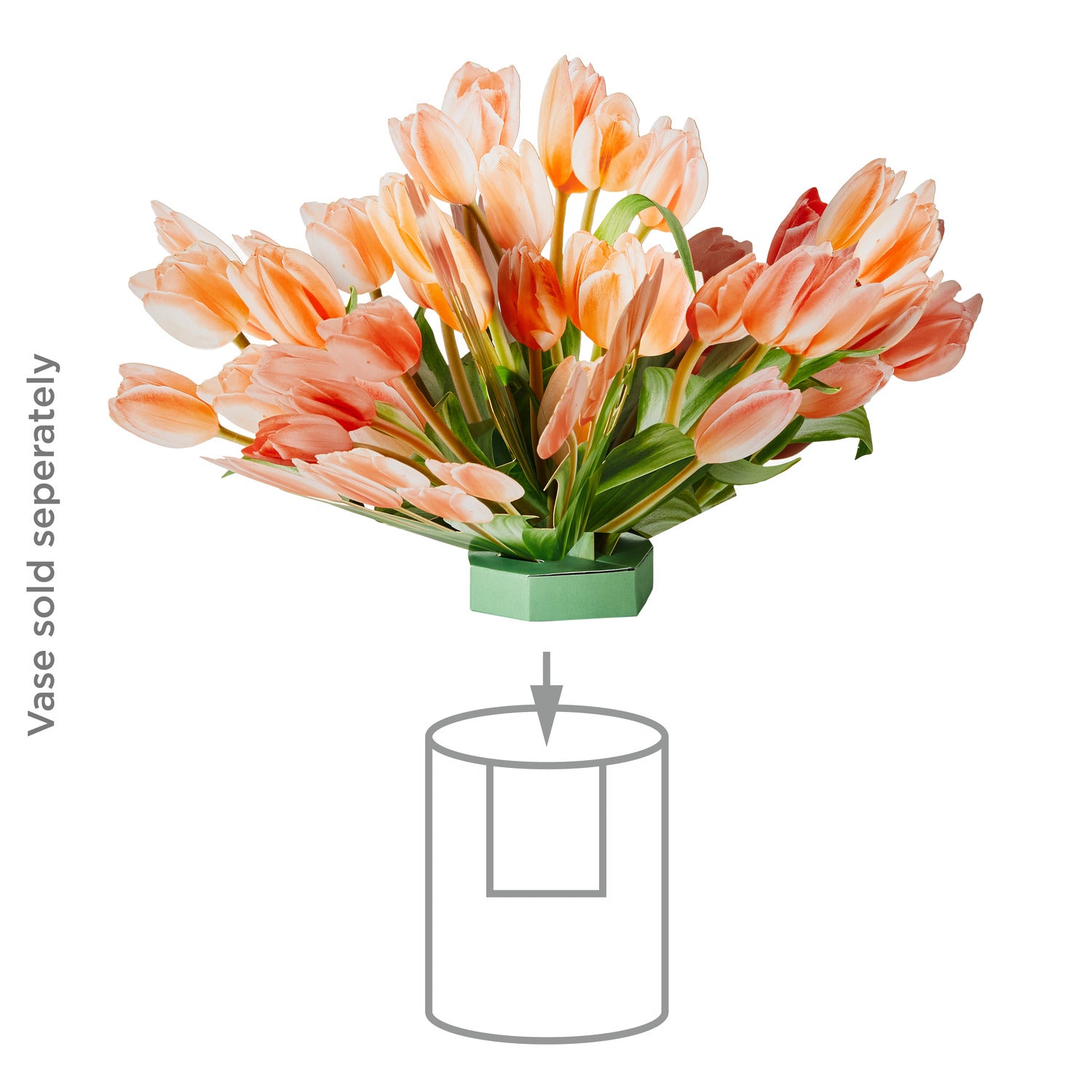 ビルド・ア・ブーケ チューリップ｜ベースとお花を選んで飾れる立体