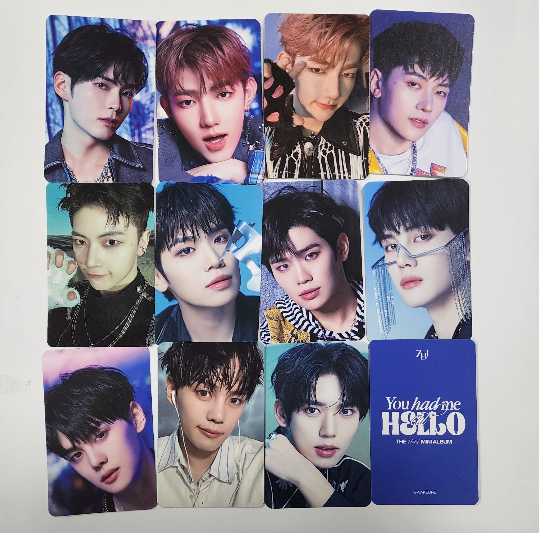 ZB1 ジャンハオ サイン入りトレカ F賞 BLUE PARADISE ZEROBASEONE The