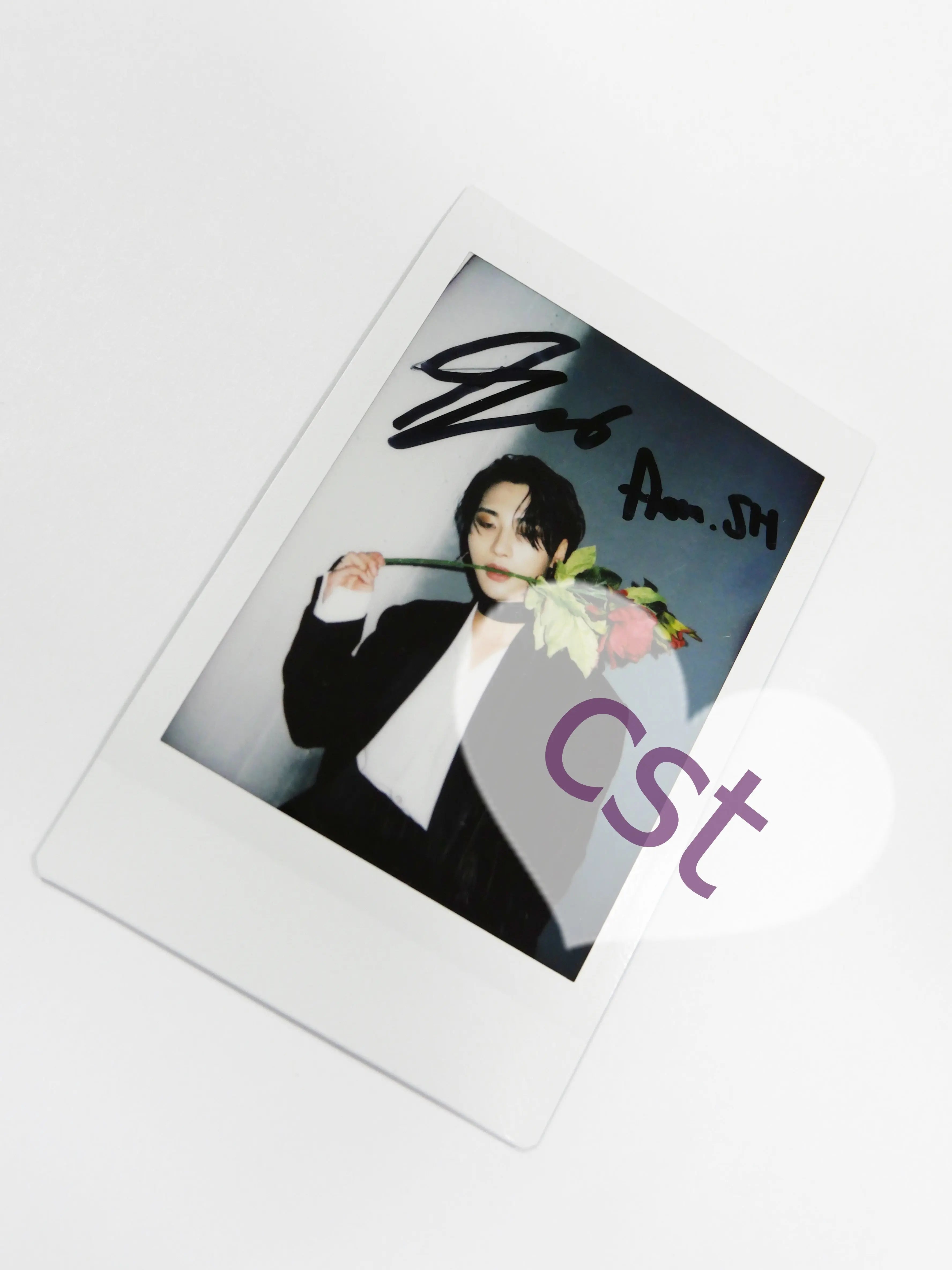 Seong Hwa (of Ateez) - Hand Autographed(Signed) Polaroid