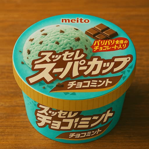🧊【新発売】明治 エッセル スーパーカップ〈チョコミント〉｜爽やか