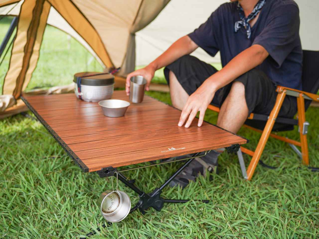 高さ2段階】ogawa『ロールテーブルM』は使い勝手が異次元の逸品でした