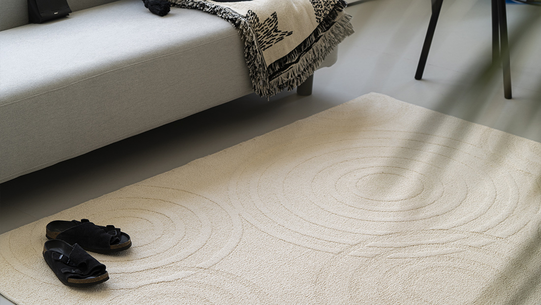 日本製】TUFTED CARPET 抗ウイルス消臭ラグ 185cm×240cm 日本製