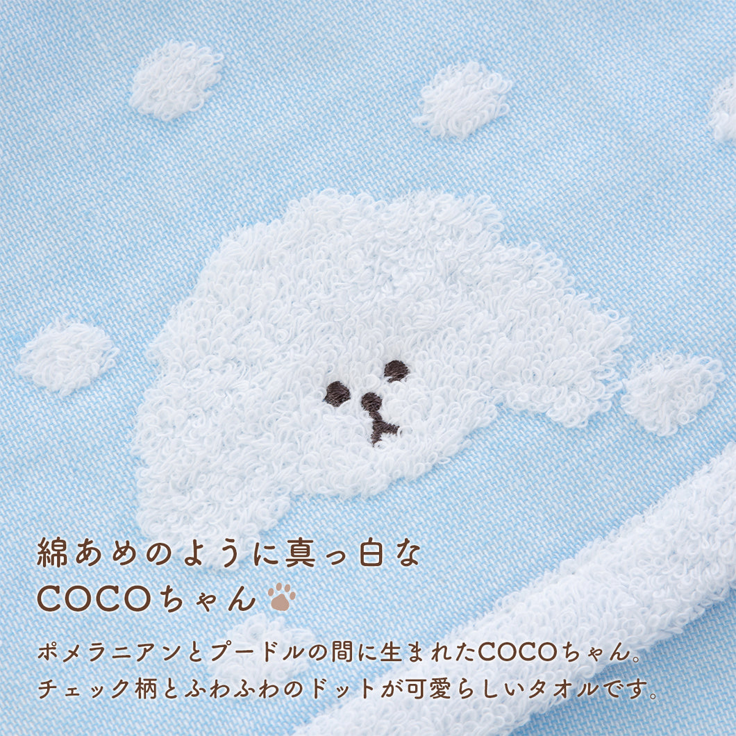 COCOちゃんガーゼ フェイスタオル ｜今治の老舗タオルメーカー【ハート