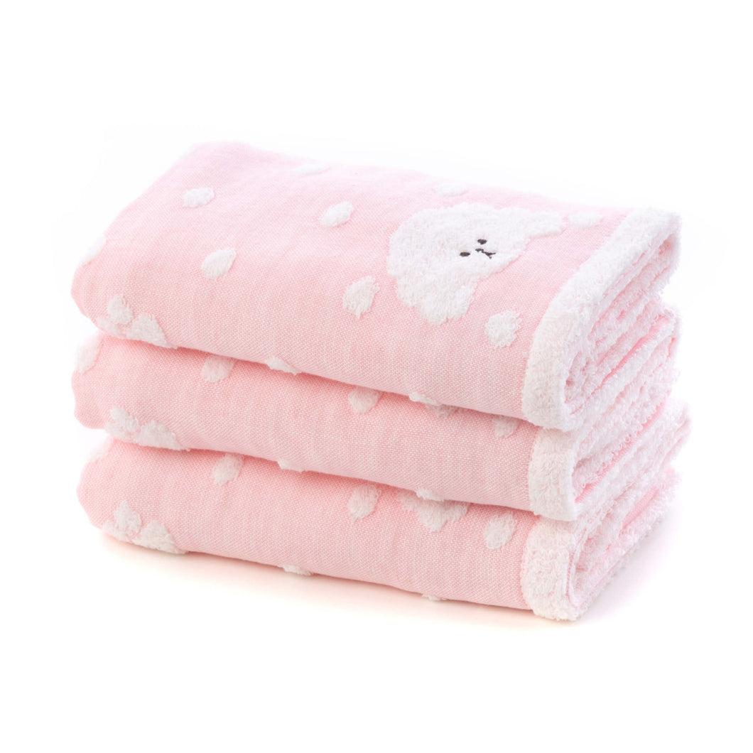 2枚セット COCOちゃんガーゼ フェイスタオル｜今治の老舗タオル