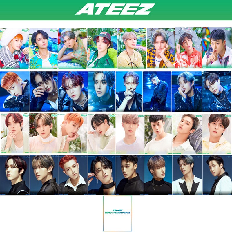 ATEEZ ZERO: FEVER PART 3 LOMO CARDS – HARU
