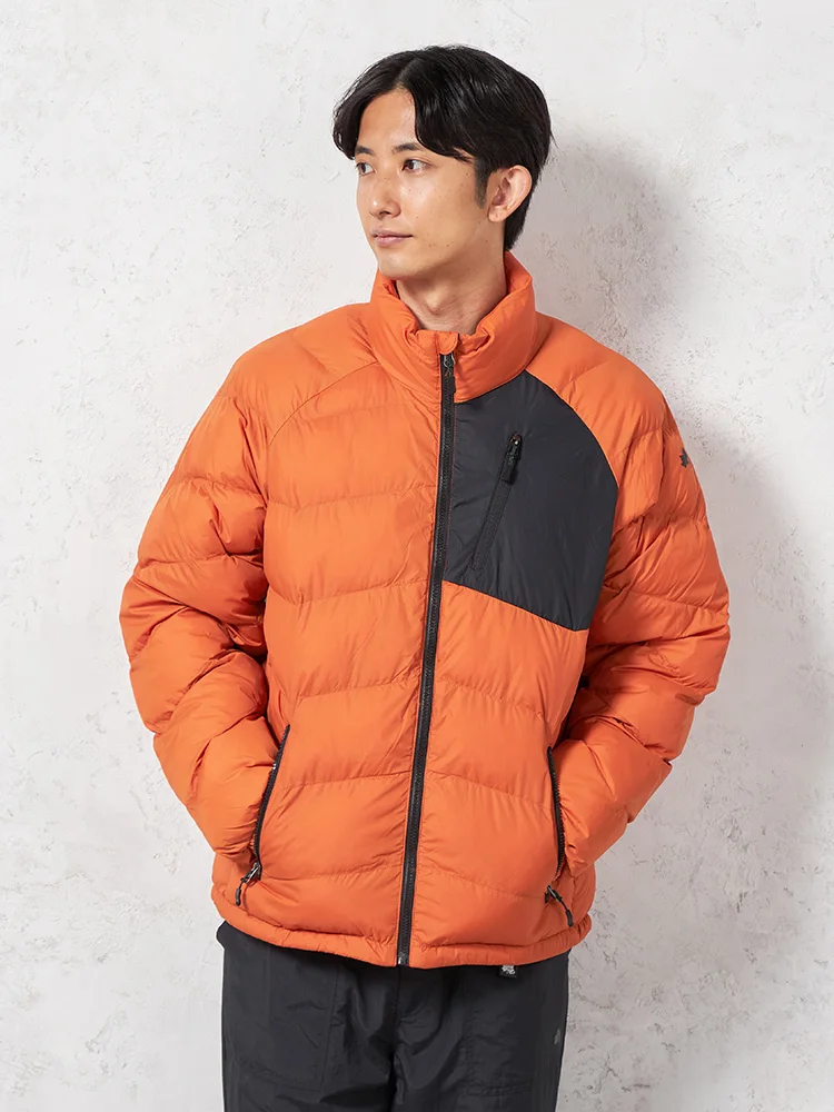 オレンジ 【LOGOS-ロゴス-】 中綿ブルゾン 蓄熱中綿サーモア使用
