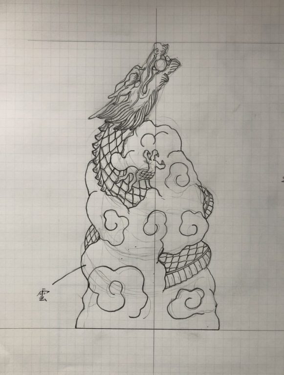 2024.5 花沢石の龍神 | 原産業株式会社｜さいたま市｜石材問屋