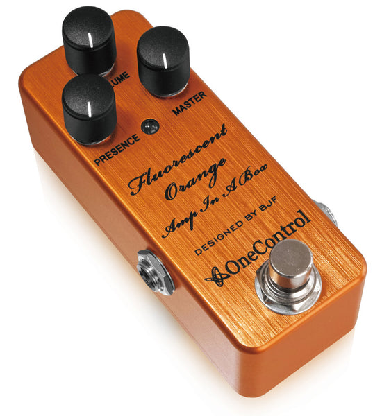 One Control Fluorescent Orange BJF Series FX | Amp-In-A-Box