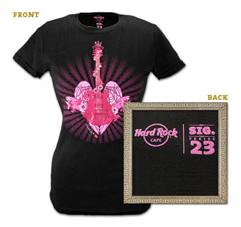 Shakira Signature Series Ladies Tee & Pin | Hard Rock Cafe Japan