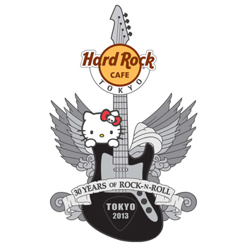 30 Years of Rock Hello Kitty Pin：TOKYO | Hard Rock Cafe Japan