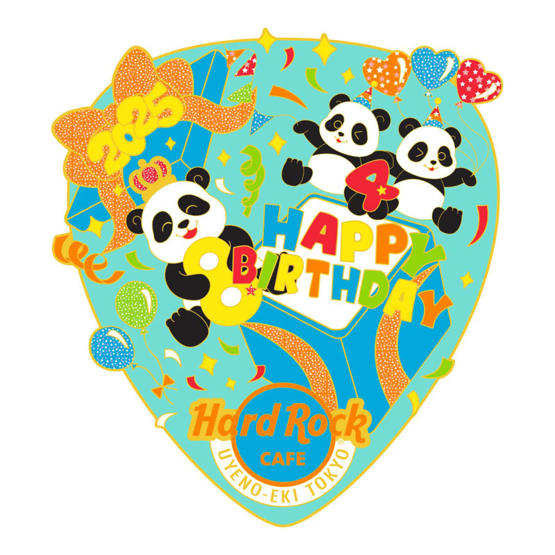 上野店限定 : 2025 Birthday Pandas Pin | Hard Rock Cafe Japan