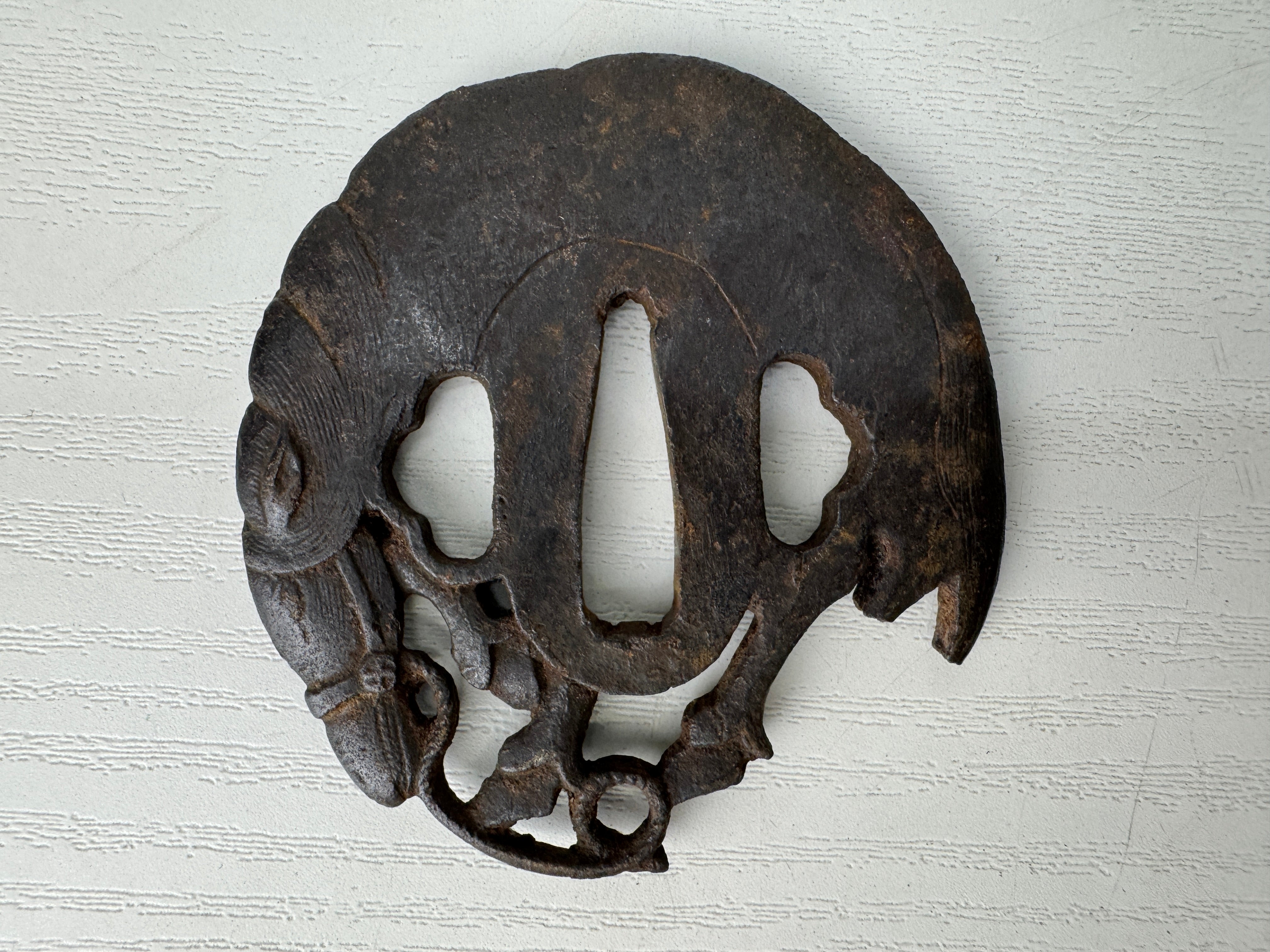 YUI 5th Tour 武道館Live STAINED GRASS PLATE Rounded square tsuba