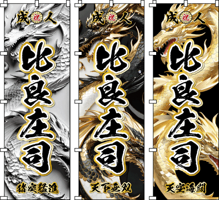 成人式幟.卒業式のぼり旗☆名入れ旗.名前のぼり☆体育祭.応援旗