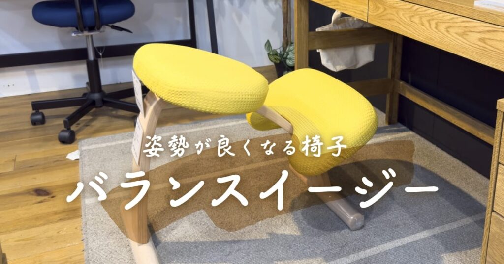 姿勢が良くなる椅子バランスイージーの口コミ・効果は？選び方と