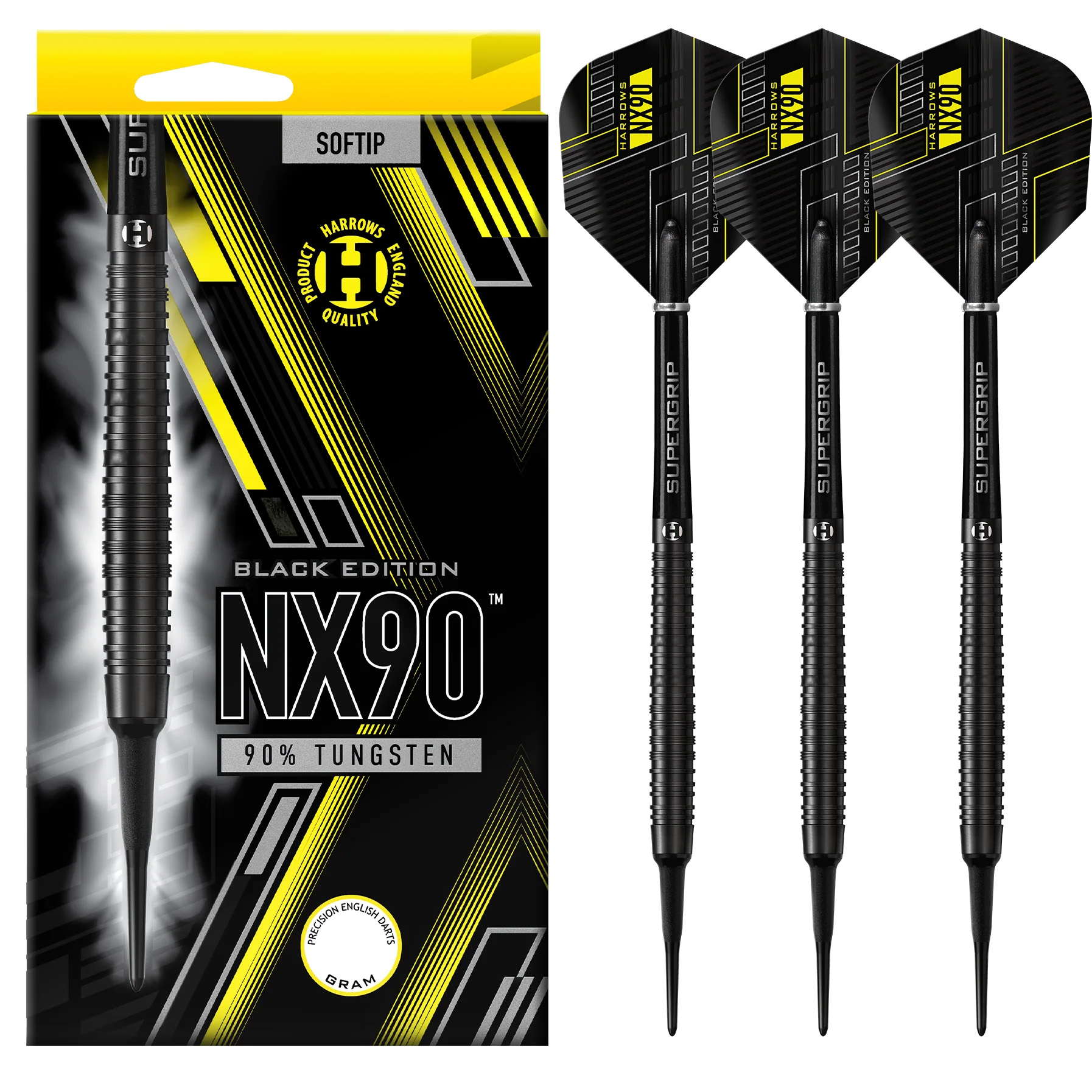 NX90 BLACK EDITION 90% TUNGSTEN (SOFT TIP) - Harrows Japan