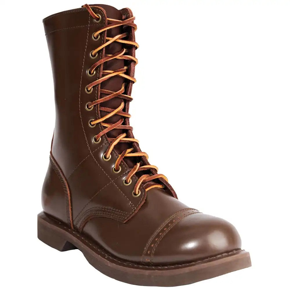 Rothco Vintage 10-Inch Brown Leather Paratrooper Boot