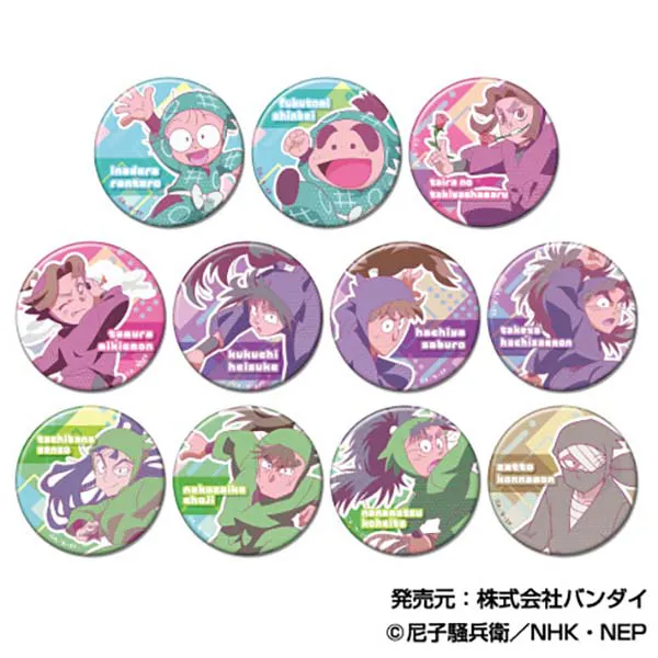 ハセ・プロ｜忍たま乱太郎 CANバッジ B BOX