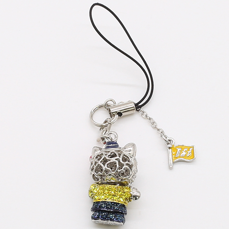 はとマルシェOnline】はとバス ジュエリーハローキティストラップ: は