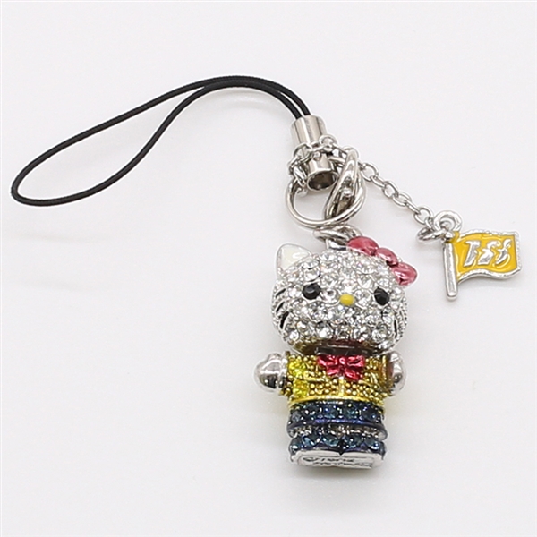 はとマルシェOnline】はとバス ジュエリーハローキティストラップ: は