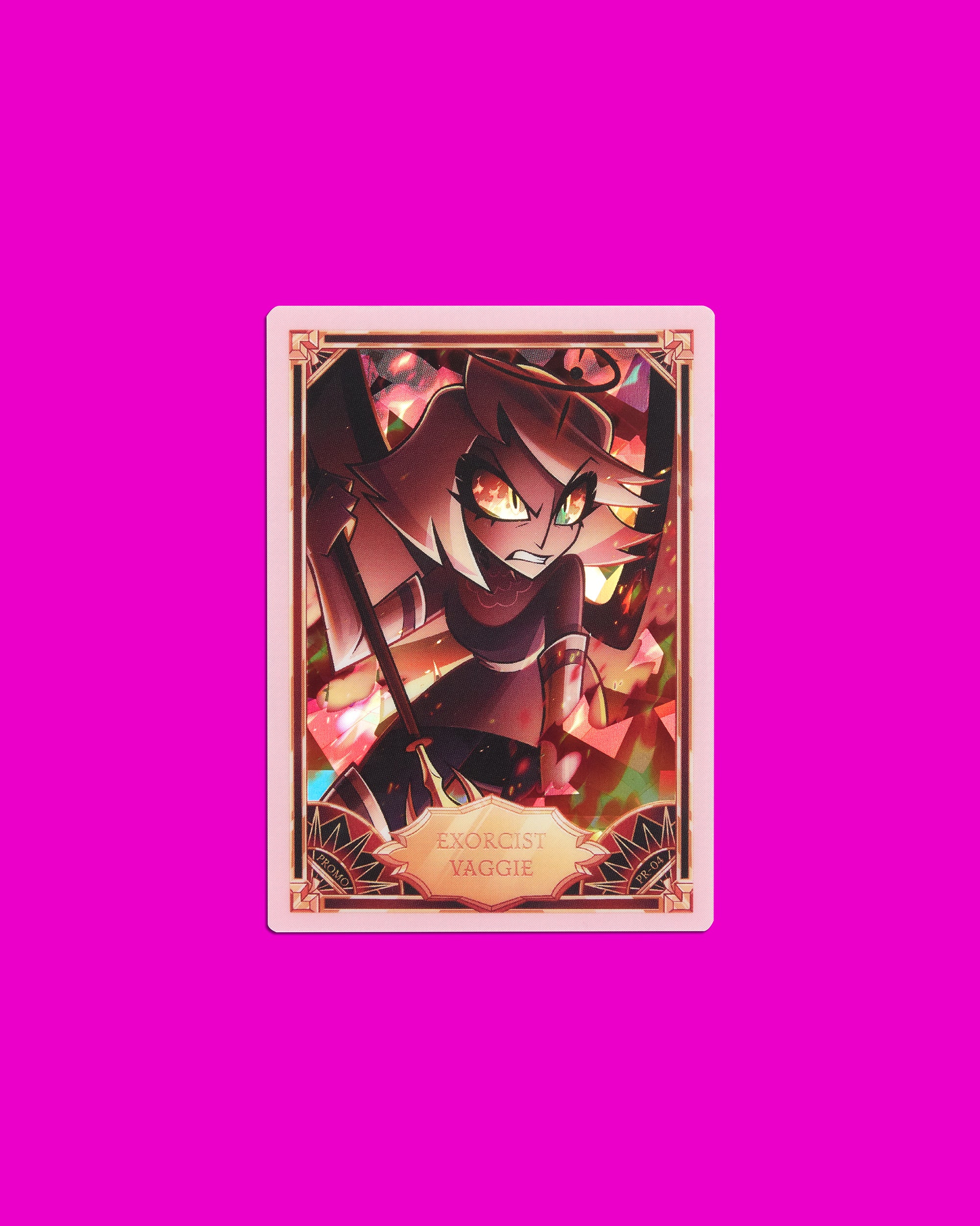 Hazbin Hotel Trading Cards Exorcist Vaggie Promo Card (PR-04