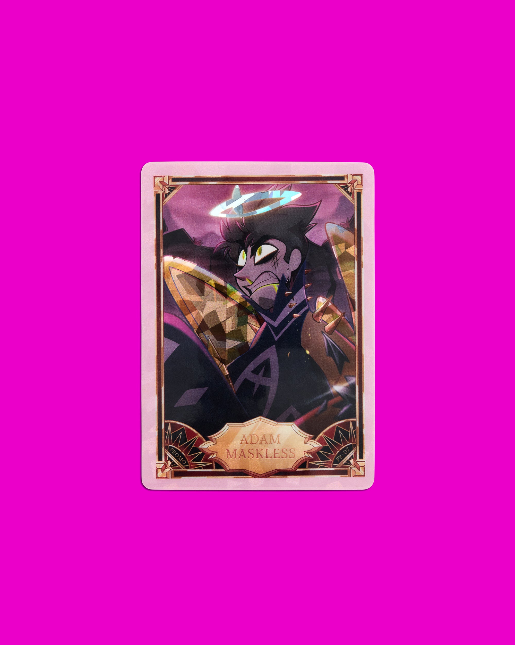 Hazbin Hotel Trading Cards Adam Maskless Promo Card (PR-07