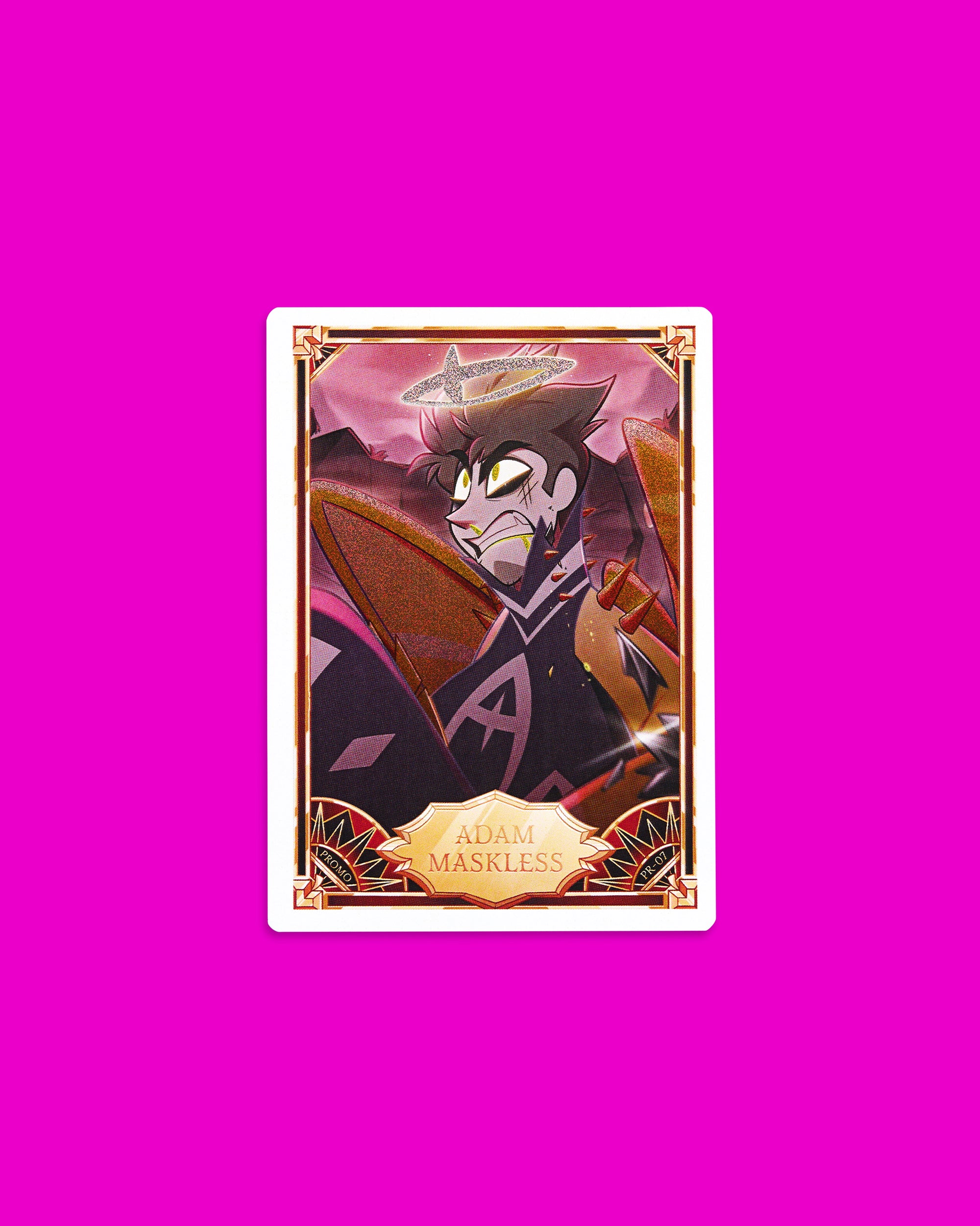 Hazbin Hotel Trading Cards Adam Maskless Promo Card (PR-07