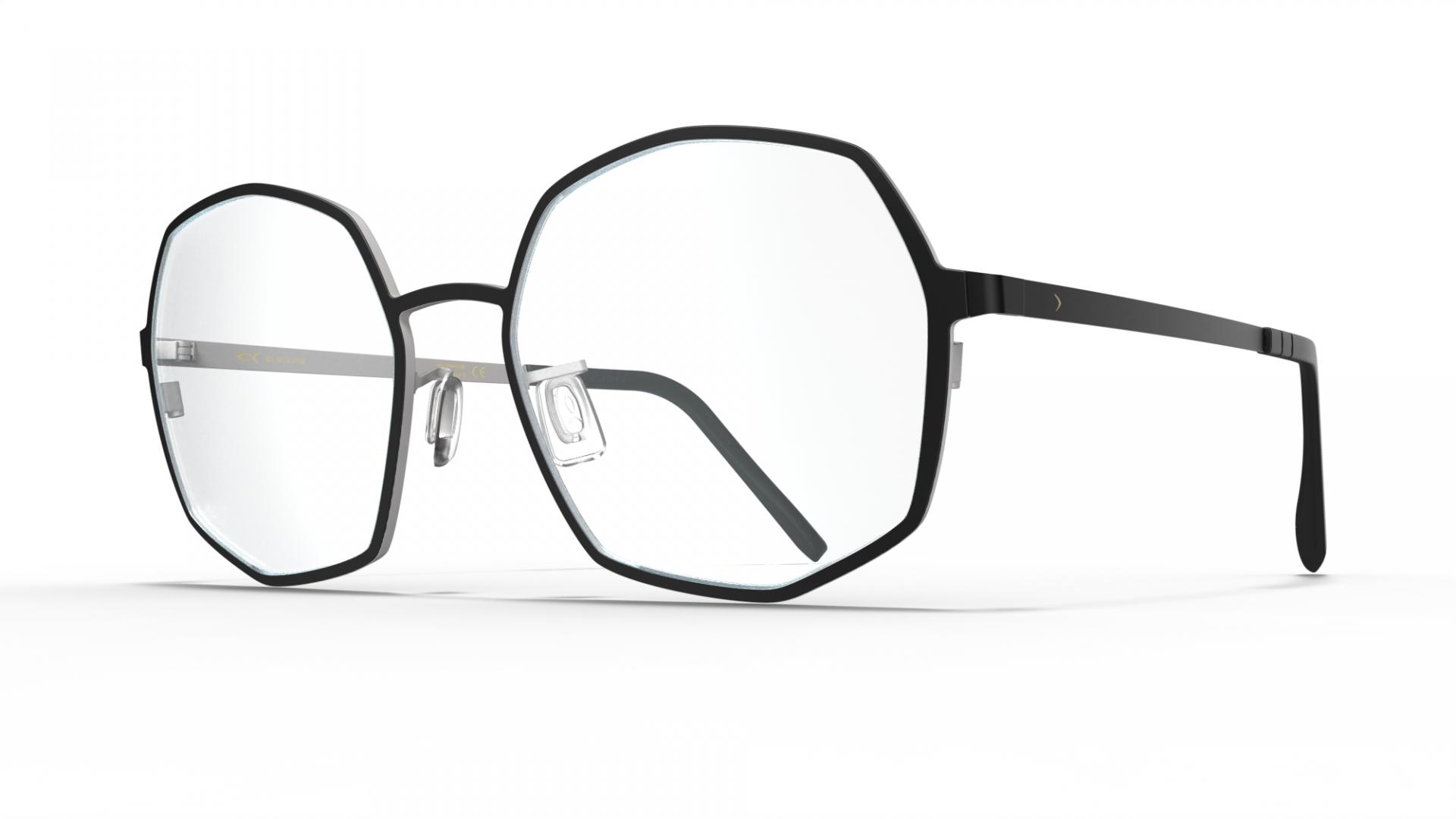 Designer Women Glasses Matt black/silk white | Blackfin Sable