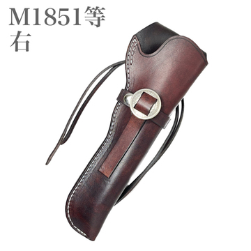 ノーブランド 革 ホルスター M1851など（コンチョ 右用）｜ヒップ