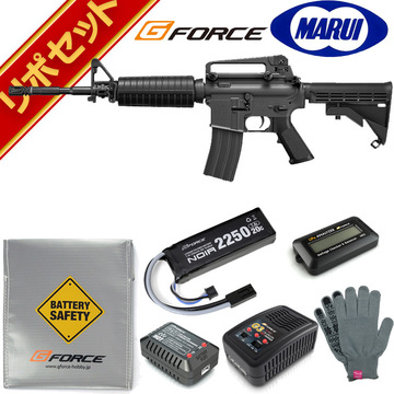 東京マルイ M4 A1 スタンダード電動ガン G-FORCE リポバッテリー フル