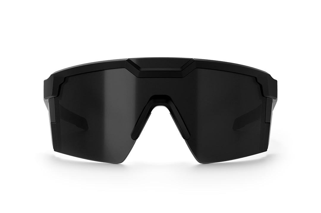Future Tech Sunglasses: Black Frame Anti Fog Black Lens Z87+