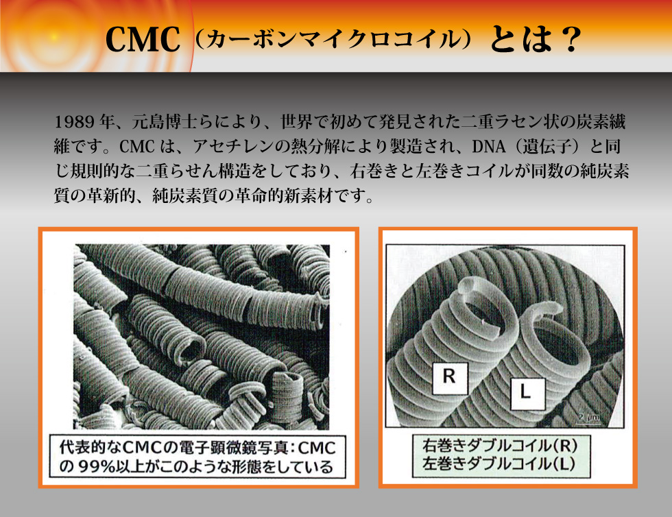 CMCペンダント F 1,200㎎｜CMC（カーボンマイクロコイル）配合した元島