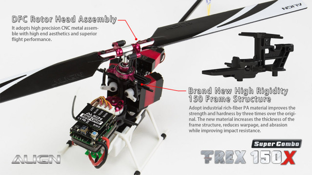 T-REX 150X スーパーコンボ（日本語説明書付属） 【RH15E04XW】