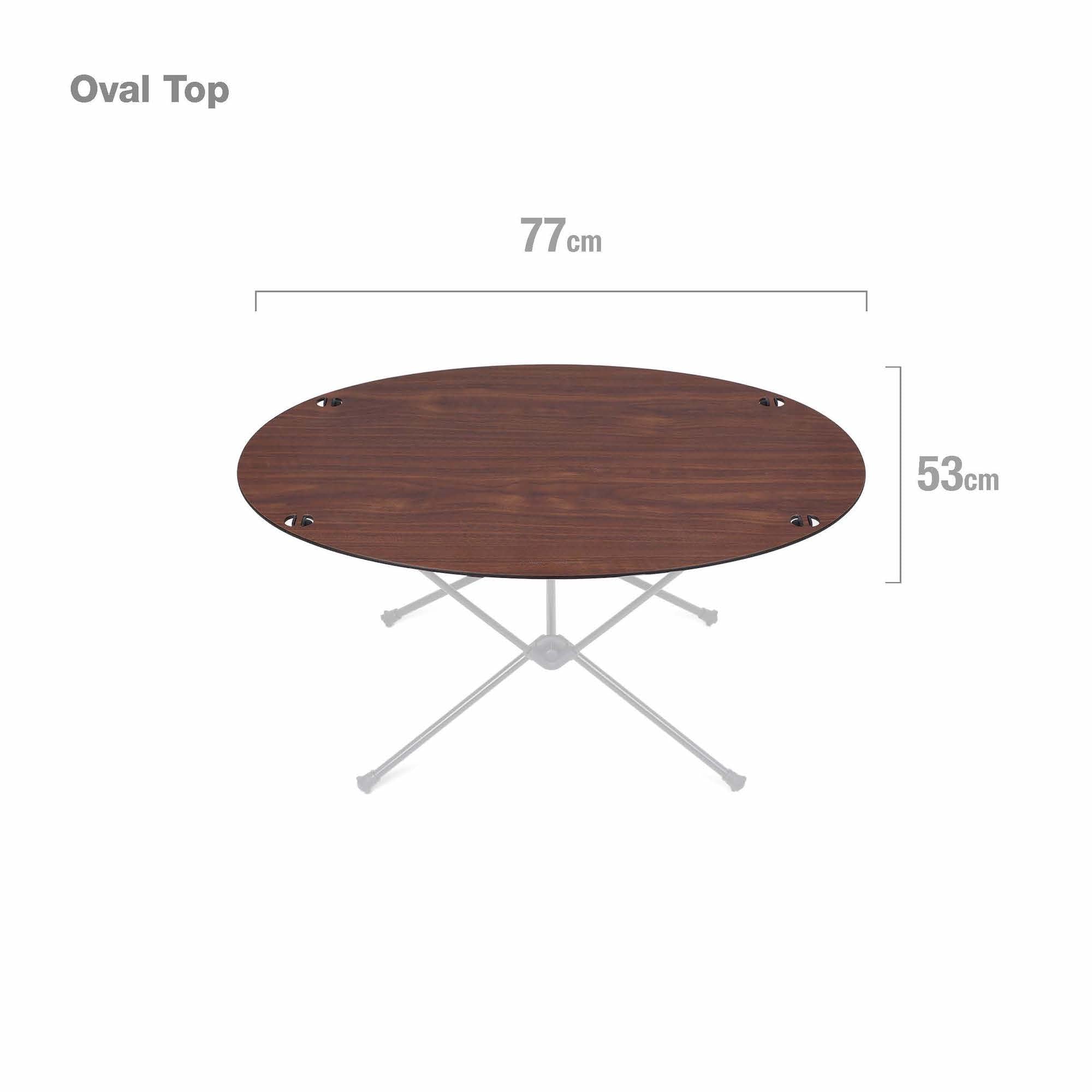 Oval Top - Walnut – Helinox Japan