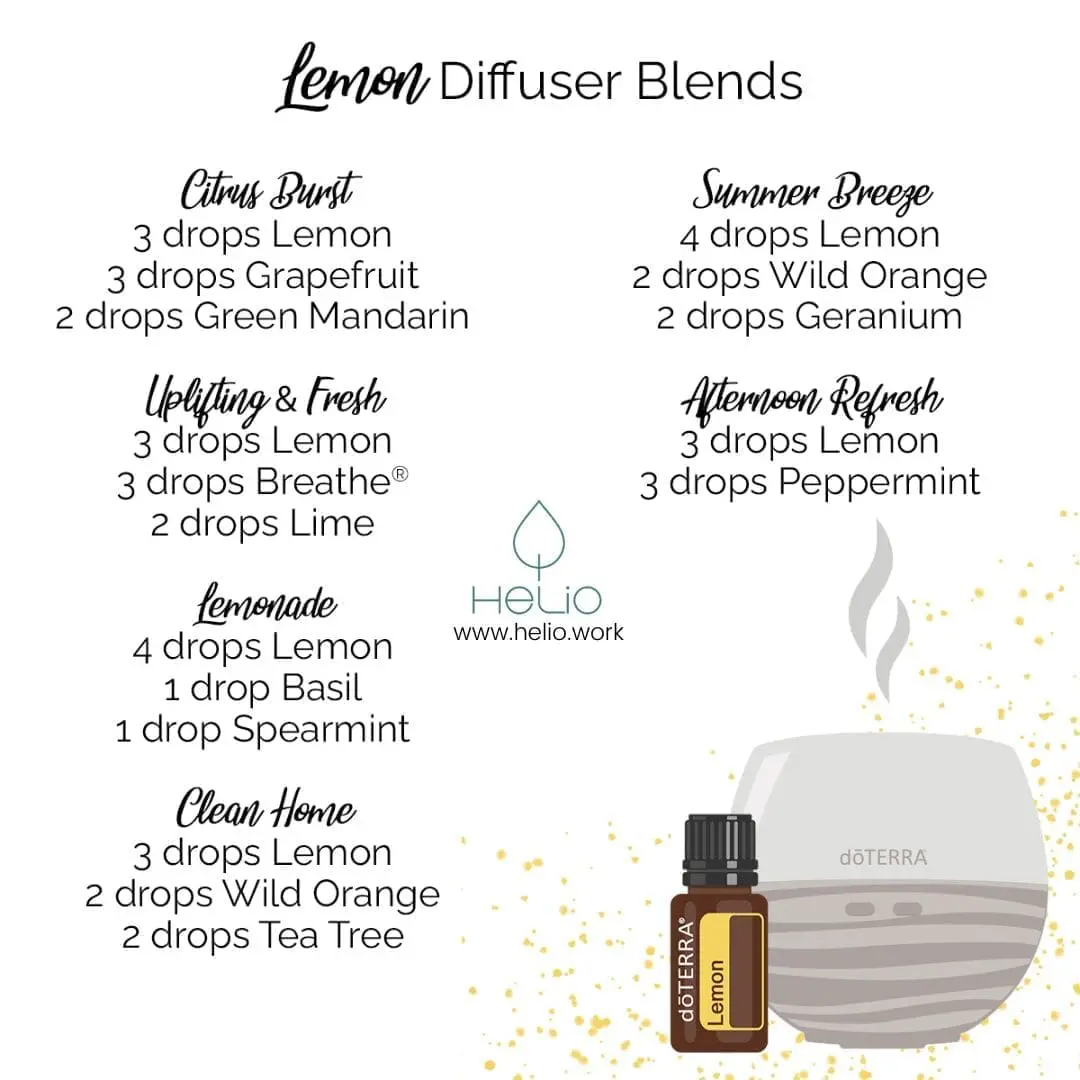 doterra lemon voor een frisse geur en goede stemming