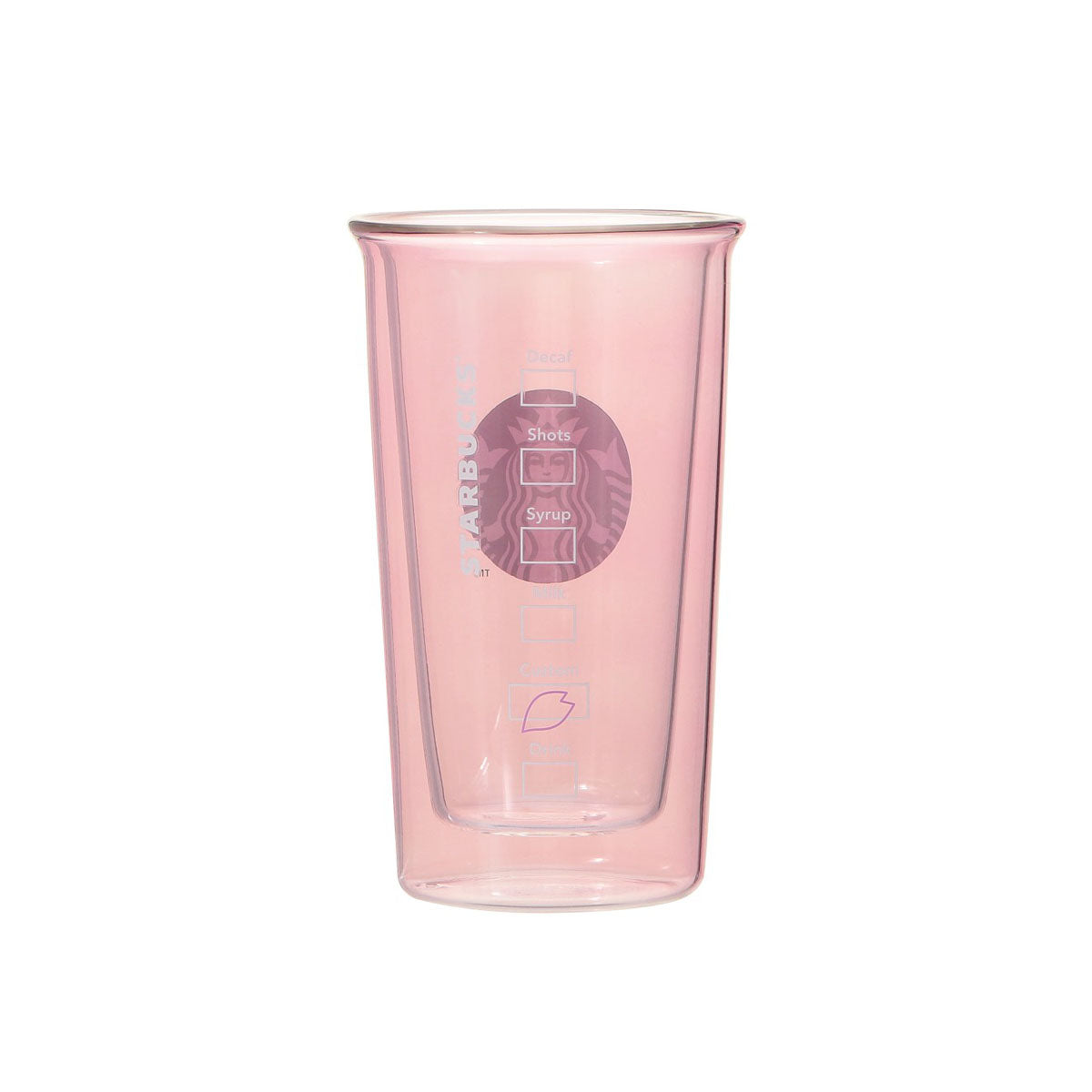 Starbucks Japan Sakura 2025 Double Wall Glass: Pale Pink – Hello Japan