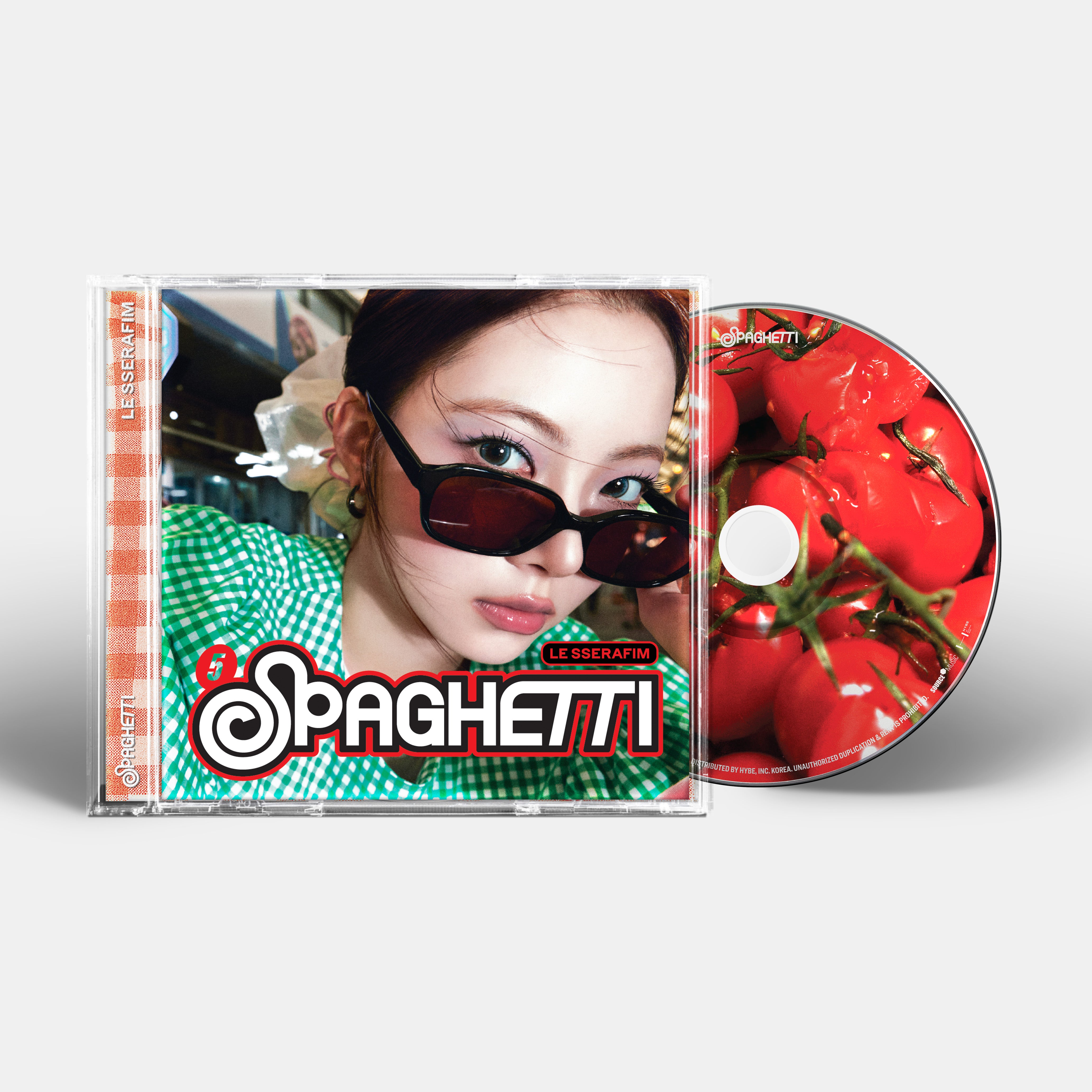 LE SSERAFIM - 1st Single Album 'SPAGHETTI' Single CD – hello82.shop