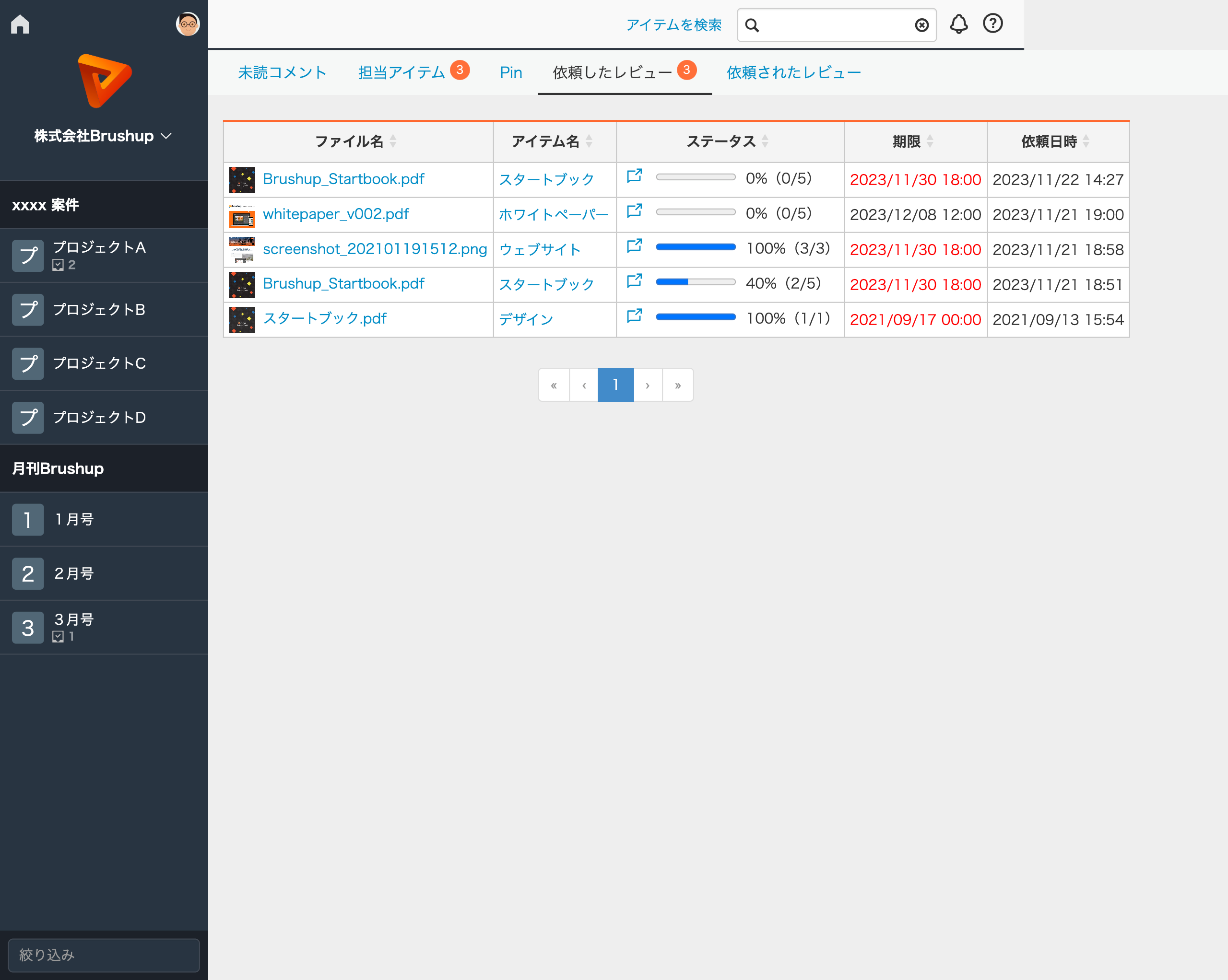レビュー依頼とは – Brushup ヘルプセンター